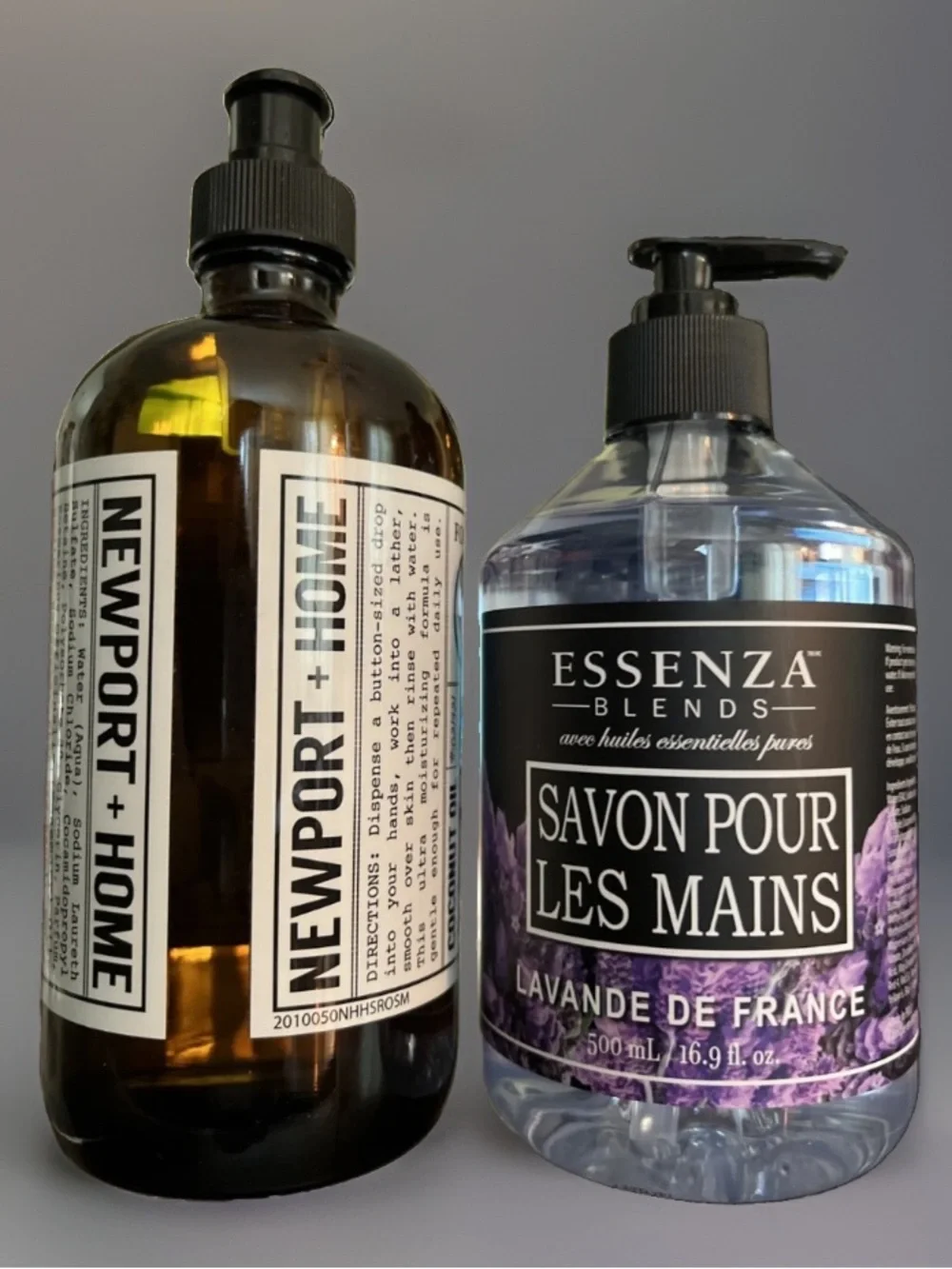 BUNDLE ESSENZA FRENCH LAVENDER PREMIUM AND ROSEMARY MINT LIQUID HAND SOAP